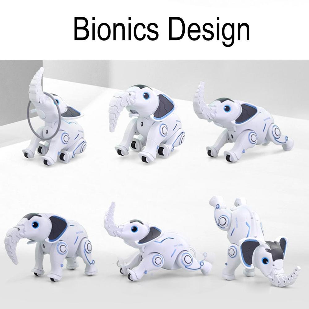 Zabawki zdalnie sterowane słoń robot bezprzewodowe interaktywne zabawki dla dzieci śpiew taniec słoń robot zabawki robić wczesnej edukacji dla dzieci