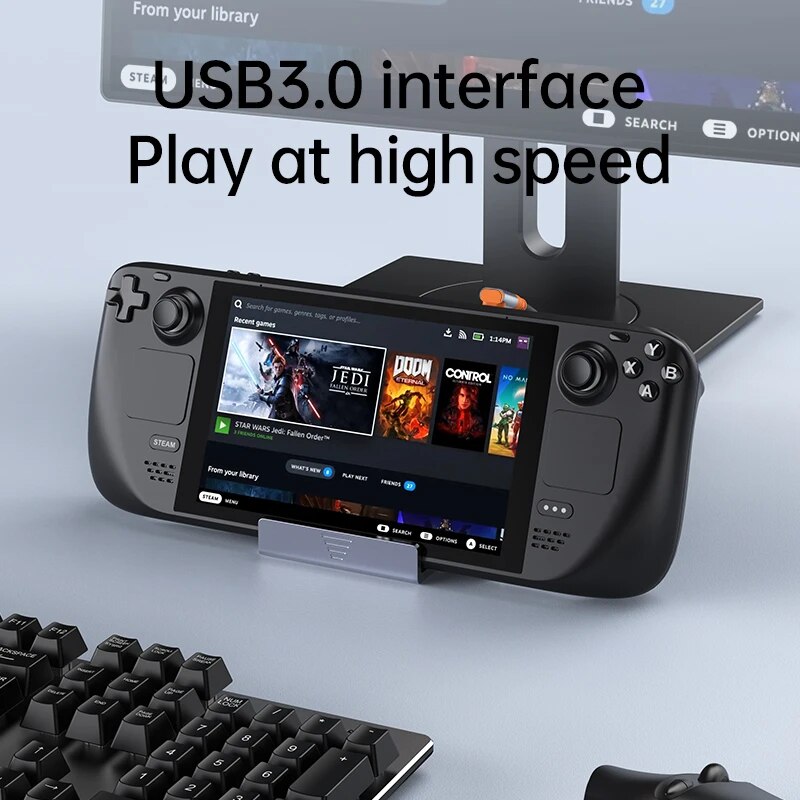 Stacja dokująca Typec Five in One Hub Hdmi4K obsługuje PD Odpowiednia do komputerowego przełącznika Steam z portem kabla sieciowego