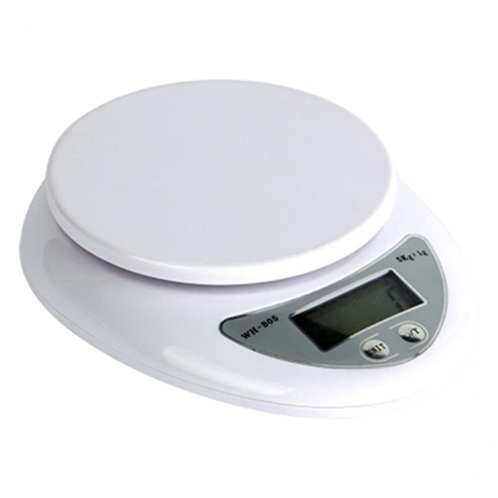 5kg Pink Digital LCD Electronic Kitchen Cooking Food Prep Weighing Baking Scales