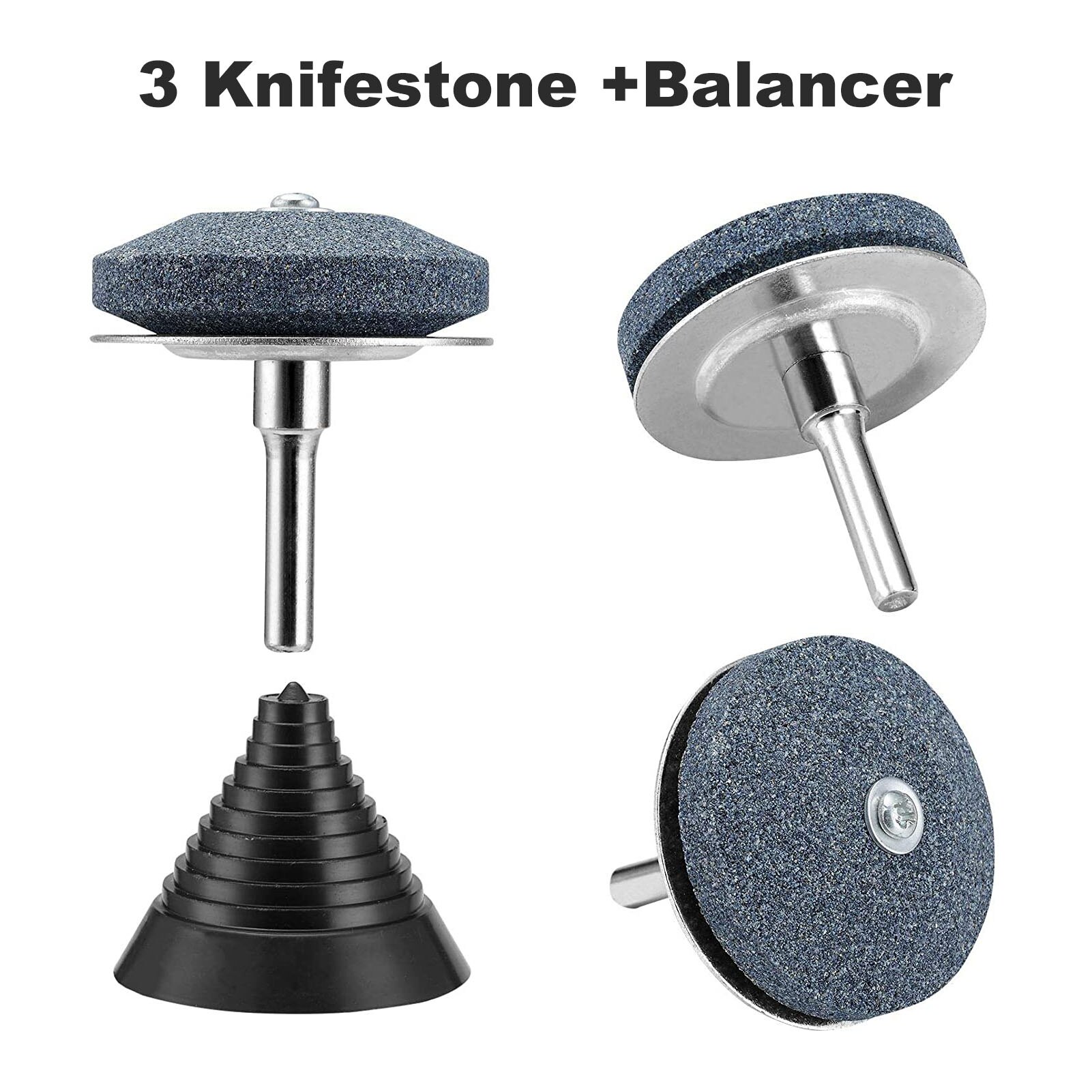 Faster Lawn Mower Sharpener Lawnmower Blade Sharpener with Balancer Lawn Mower Supplies Garden Lawn Mower Parts