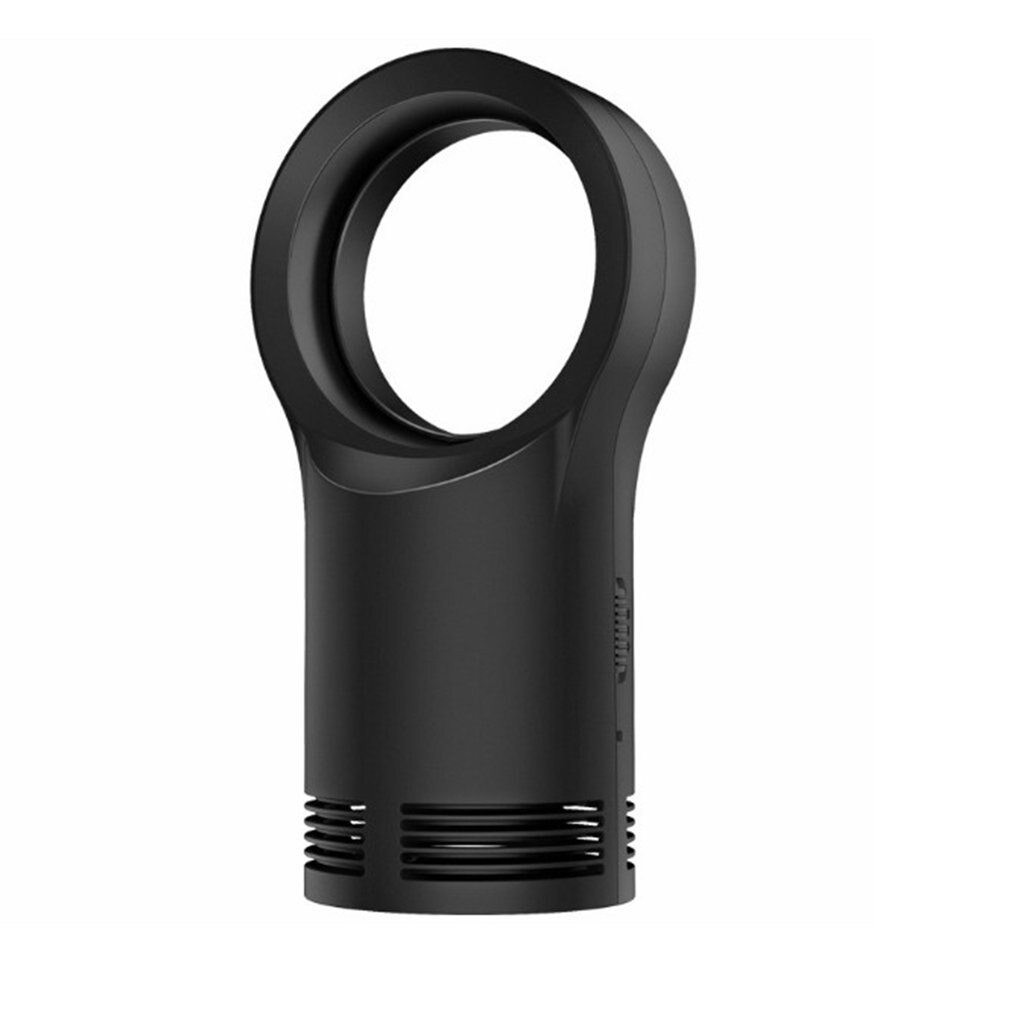 Leafless Heater Portable Electric Heater Home Office Desktop Radiator Warm Air Fan Winter Heating Machine: black