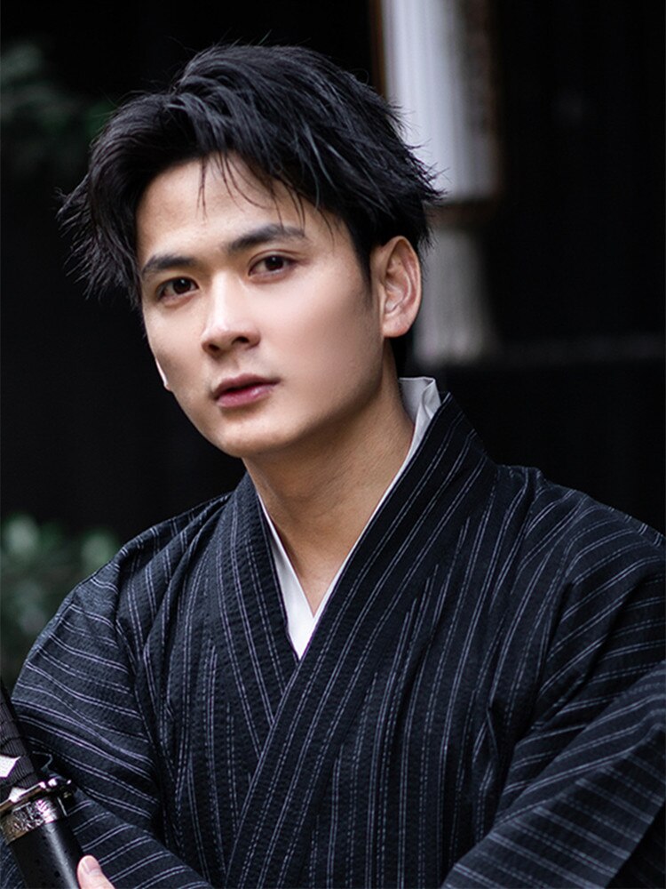 Ropa interior de Kimono para hombre, ropa interior de algodón transpirable, amigable con la piel, camisa blanca, albornoz, ropa de dormir