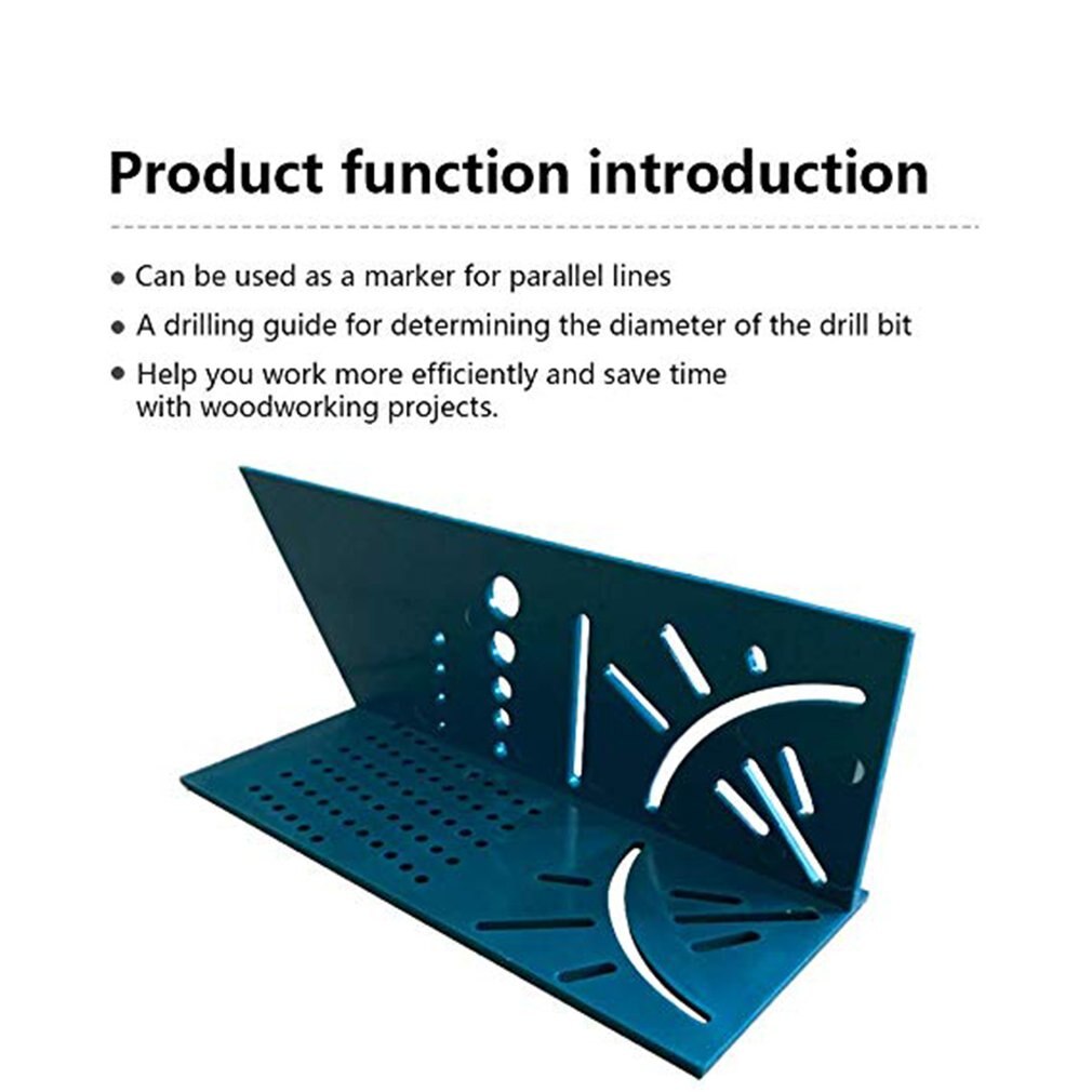 Woodworking 3D Mitre Angle Measuring Square Size Measure Tool With Gauge & Ruler Tools