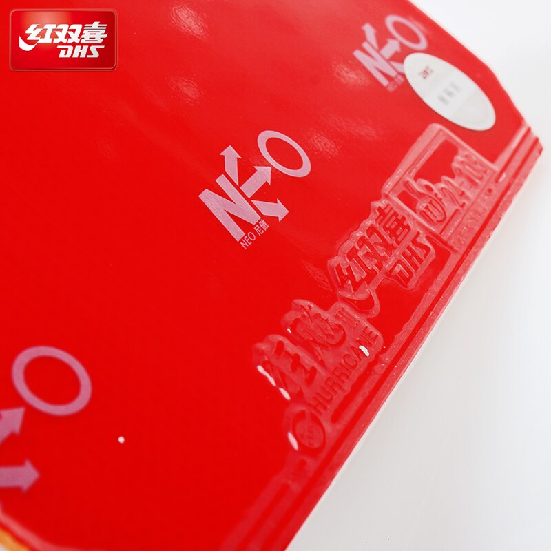 DHS NEO Hurricane 3 table tennis ball rubber ping pang rubber