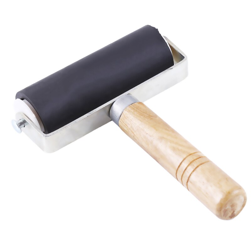 Brayer-Cinta antideslizante de goma suave, herramientas de construcción, herramientas de estampado y tinta, rodillo de goma