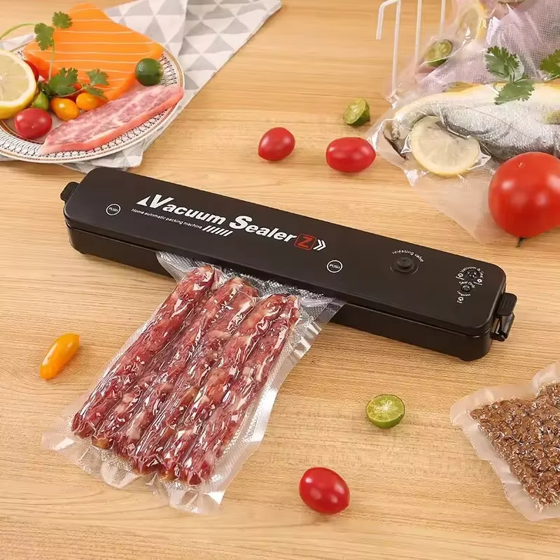 Automatische Verpackungsmaschine für Lebensmittel, Vakuumversiegelungsmaschine, tragbarer Haushalt, Vakuum-Lebensmittelversiegelung, Küchenhelfer, 220 V