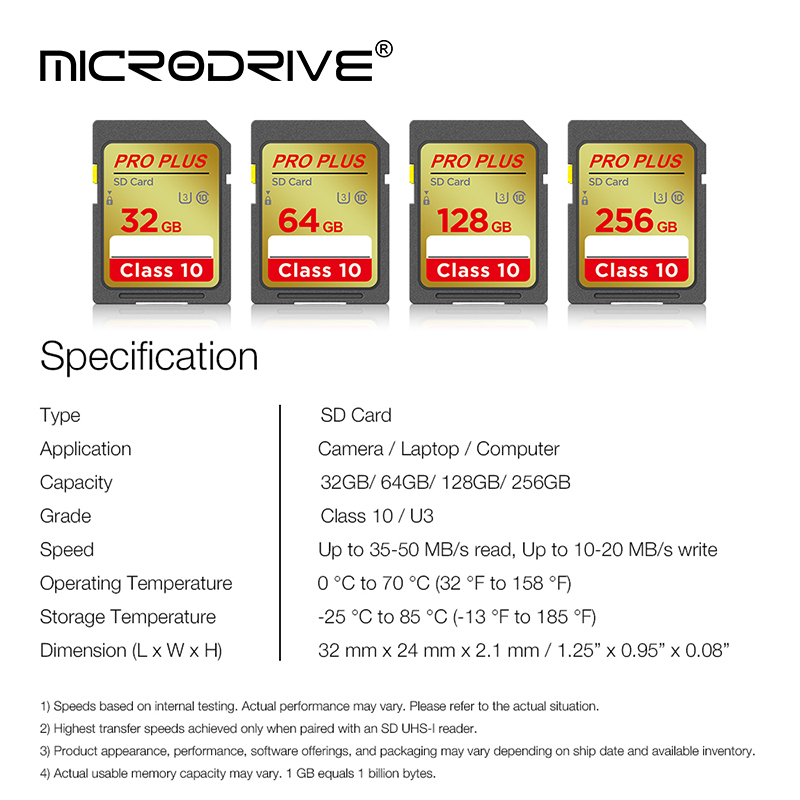 Scheda SD standard estremo A2 16 GB 32 GB 64 GB 128 GB 256 GB SDHC/XC Scheda di memoria SD flash ad alta velocità di dimensioni normali per fotocamera