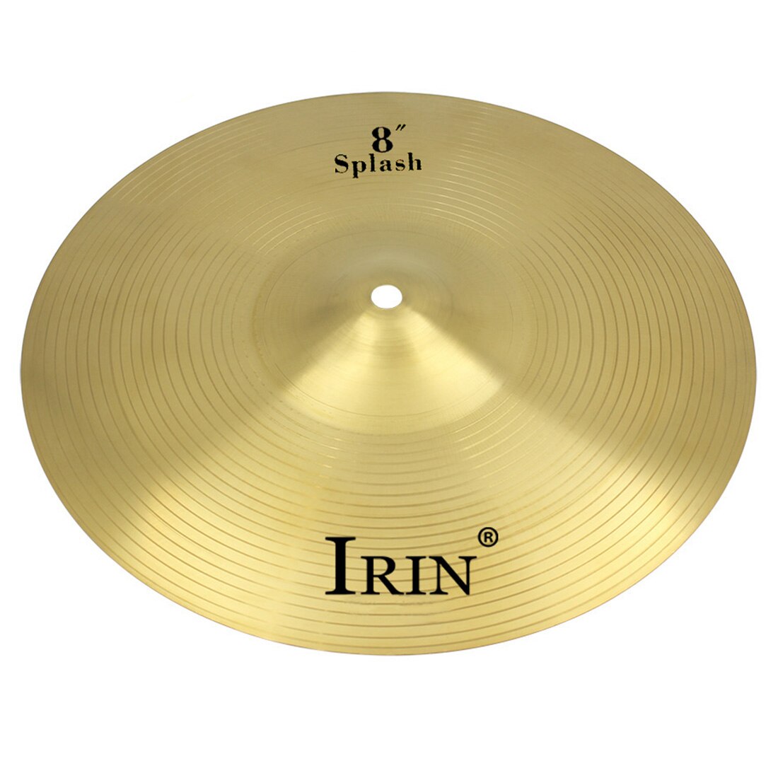 Juego de platillos de aleación de cobre IRIN, platillo de aleación de latón duradero para instrumentos de percusión, jugadores principiantes de 8 pulgadas