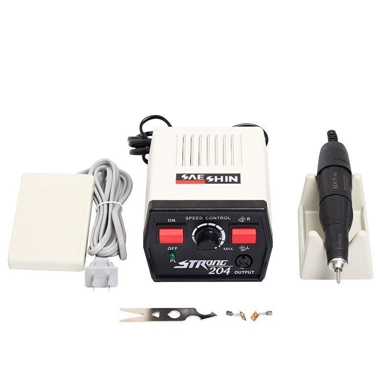 35K RPM Dental Lab Jewelry Micro motor Polishing Micro Motor Handpiece (A-18,A-90,A-204) + Micromotor Polishing Control Unit