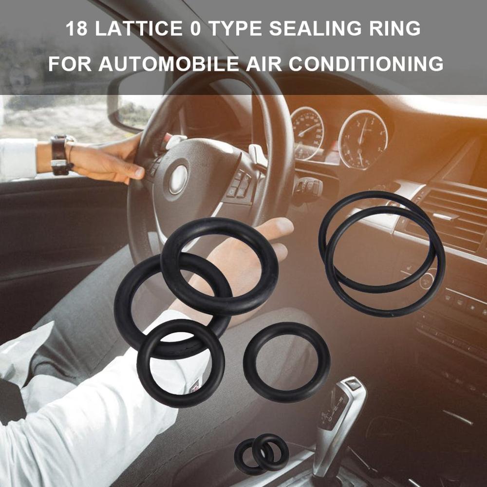 Car Air Conditioning Boxed Seal Repair Boxed O-Ring Ningqing Rubber Ring Washer 18 Specifications