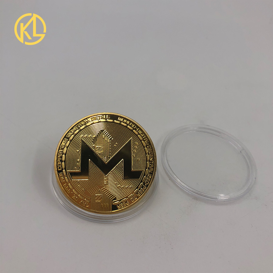 CO012 Gold Plated Ethereum Classic Coin Commemorative Coin Art Collection Physical Metal Imitation Home Party Decoration: CO-014-2