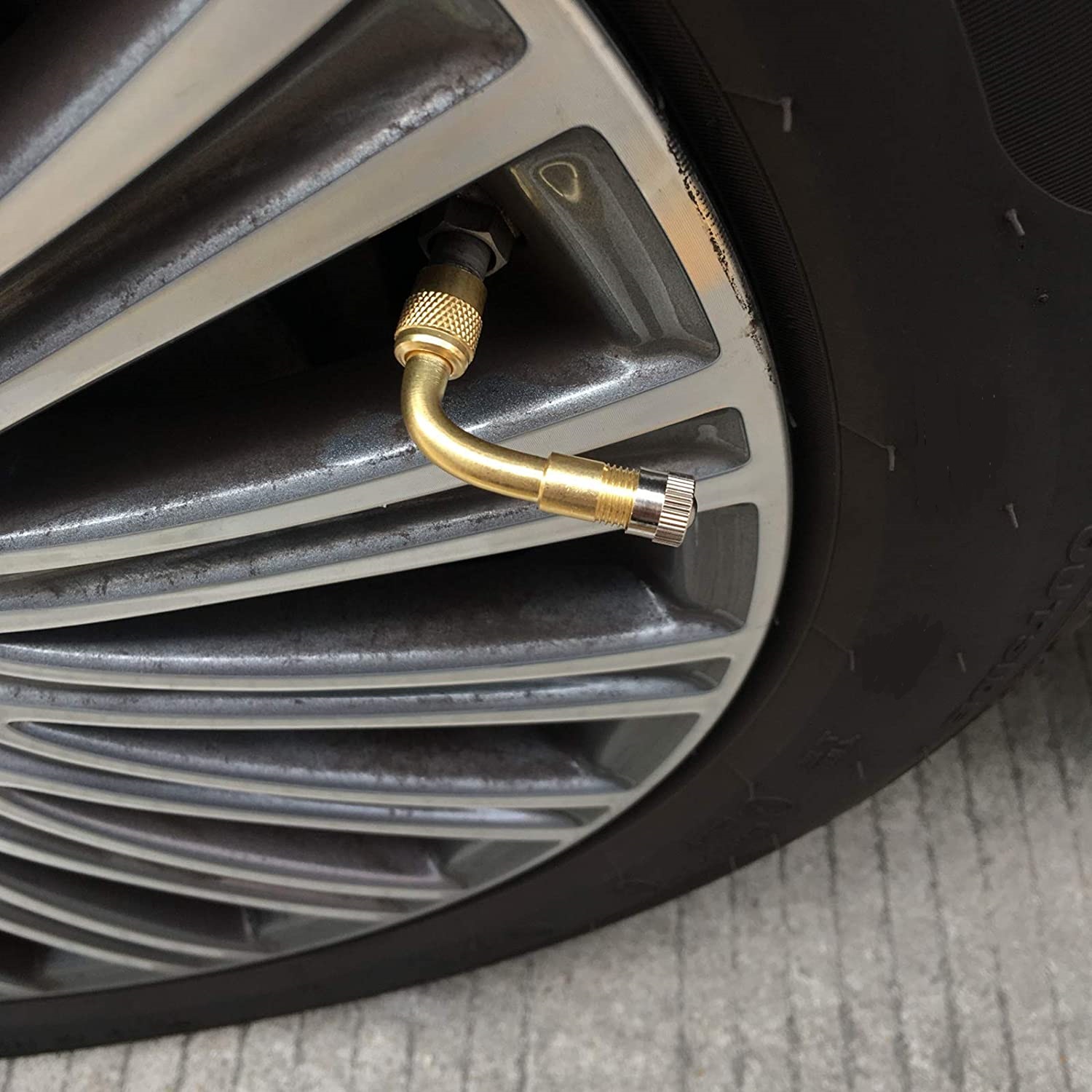 Valvole per pneumatici pneumatici 45/90/135 gradi per camion accessori per ciclismo moto adattatore stelo di prolunga valvola auto ottone alta qualità