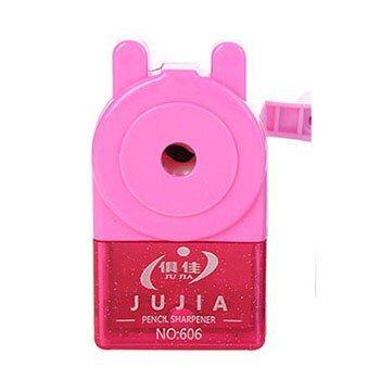 Sacapuntas Manual para Aprendizaje de dibujos animados, papelería, sacapuntas automáticos, suministros para el aula, para niños: B 1