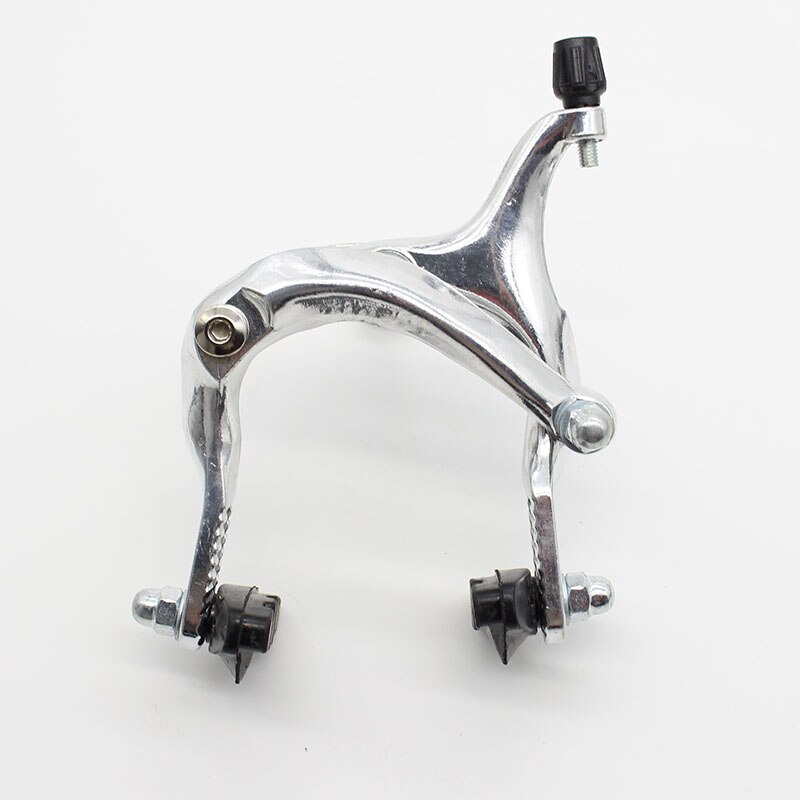 Fiets Rem Klem Aluminiumlegering Lange Arm Klem Biaxial Klem BT410 Vouwfiets Klem Fiets Accessoires: Silver front brake