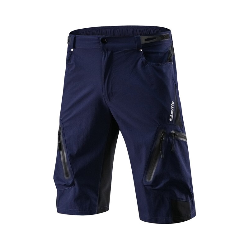 Pantalones cortos de senderismo transpirables de secado rápido para hombre, Shorts deportivos de Color sólido para montar al aire libre, escalada, Camping: Royal Blue