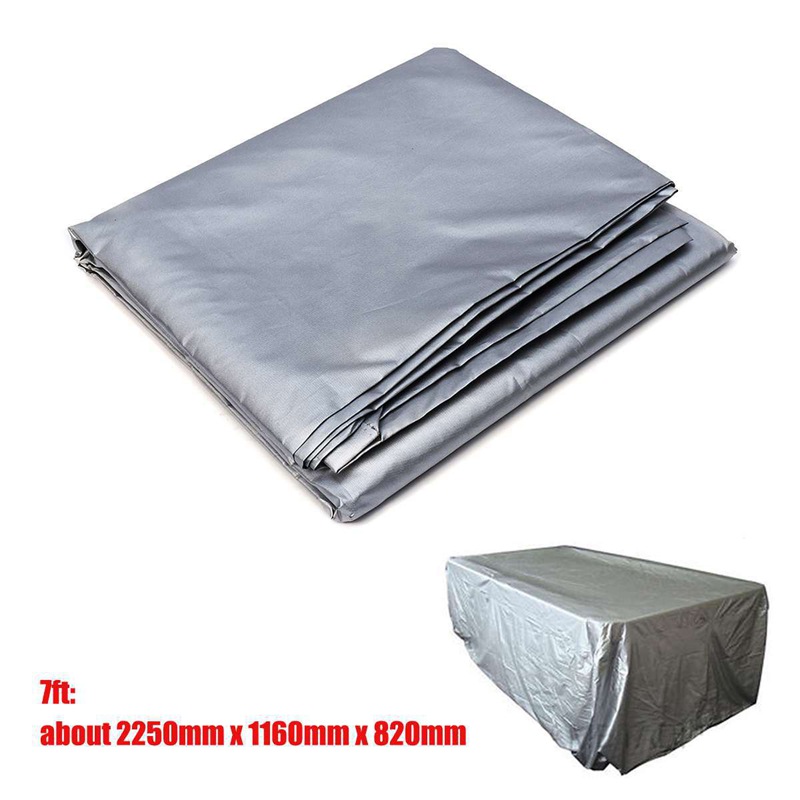 7/8/9FT Biljart Tafel Cover Meubels Tafel Cover Snooker Benodigdheden Met Trekkoord Pooltafel Stofbescherming Oxford Doek