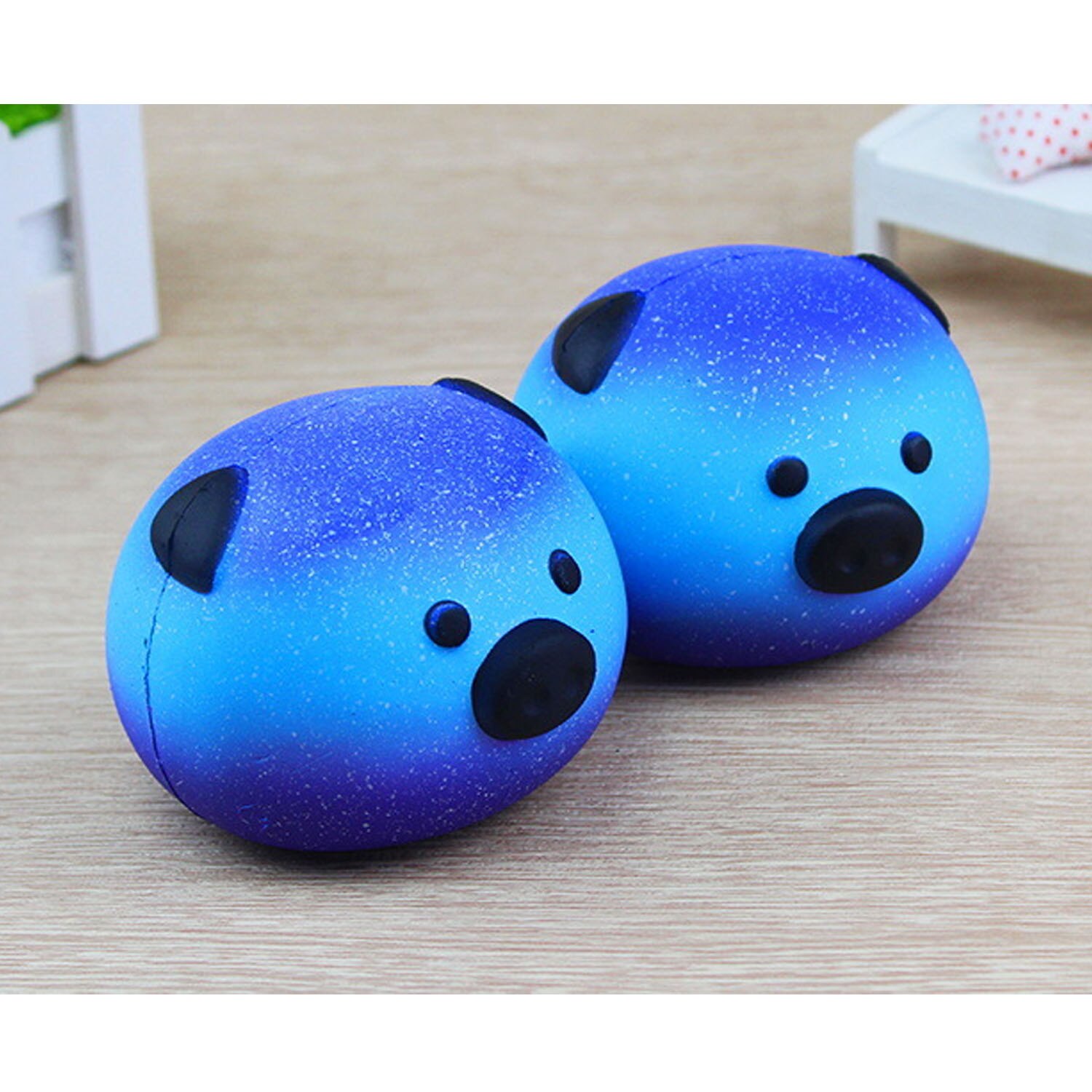 Anti-stress söta squishy leksaker galax panda gris bajs squishy långsamt stigande djur squishi telefonrem mjuk rolig leksak barn squishes