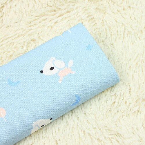 Tecido de algodão grosso de 110x45cm por quintal árvore do cão impresso tela algodon costura artesanal retalhos acessórios materiais têxteis para casa: Cotton Fabric 1