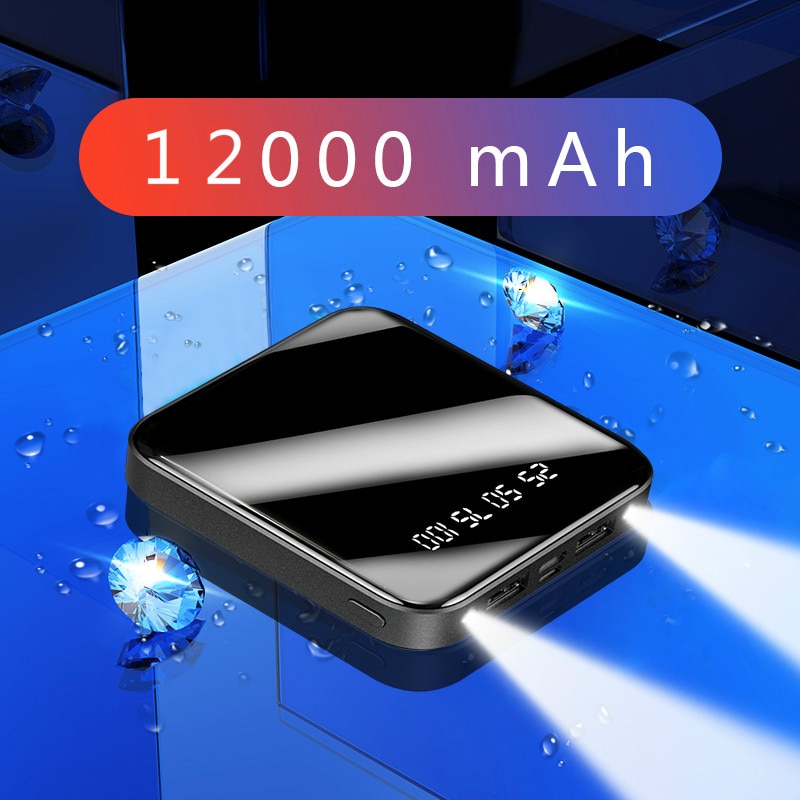 Mi Ni Power Bank 12000 Mah Draagbare Snelle Opladen Powerbank 12000 Dual Usb Poverbank Externe Batterij Oplader Voor Xiao Mi mi Iphone