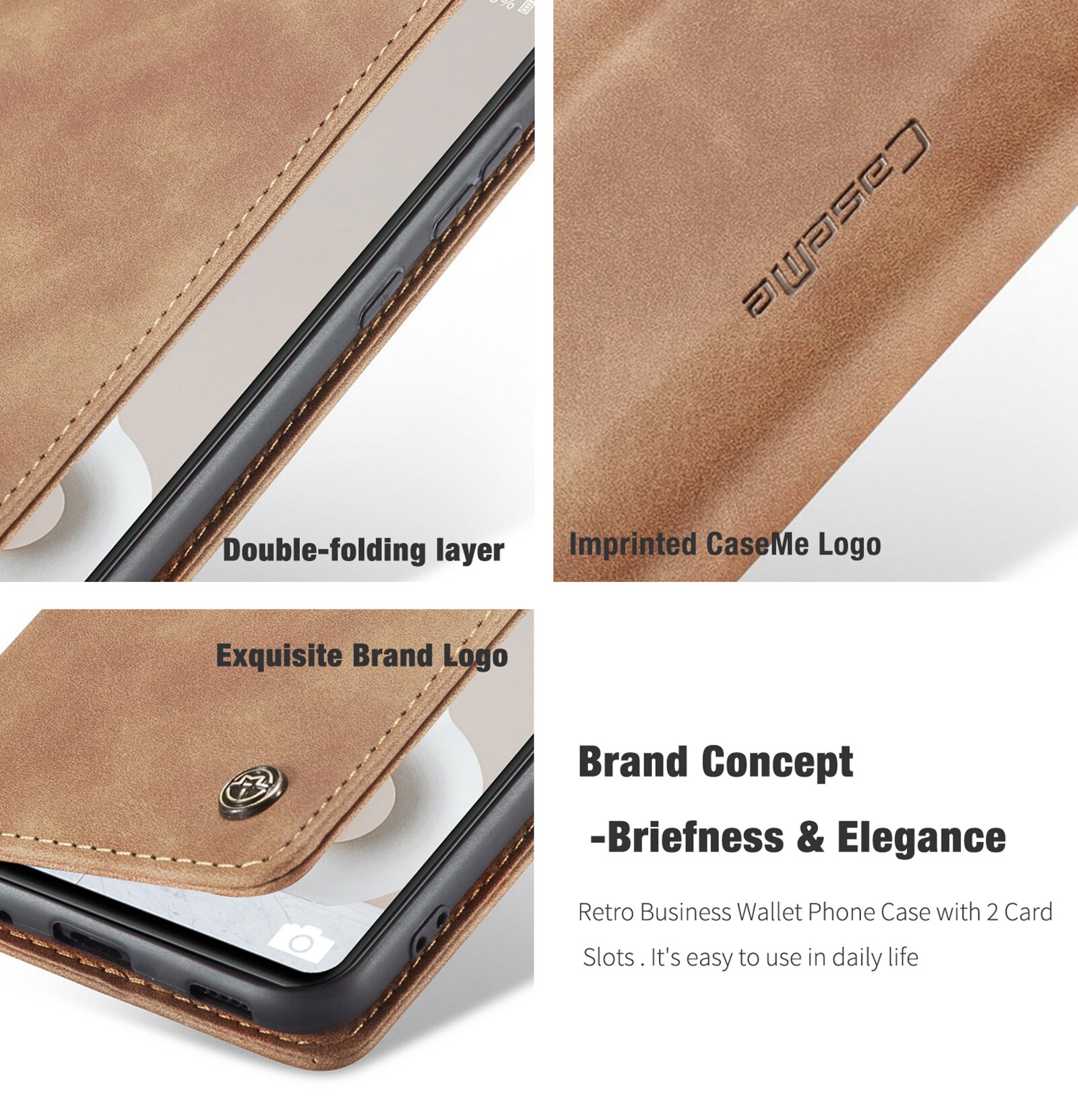Caseme original voor samsung galaxy  s20 fe lite luxe zakelijke leren hoes magnetische flip portemonnee telefoonhoes fundas coque