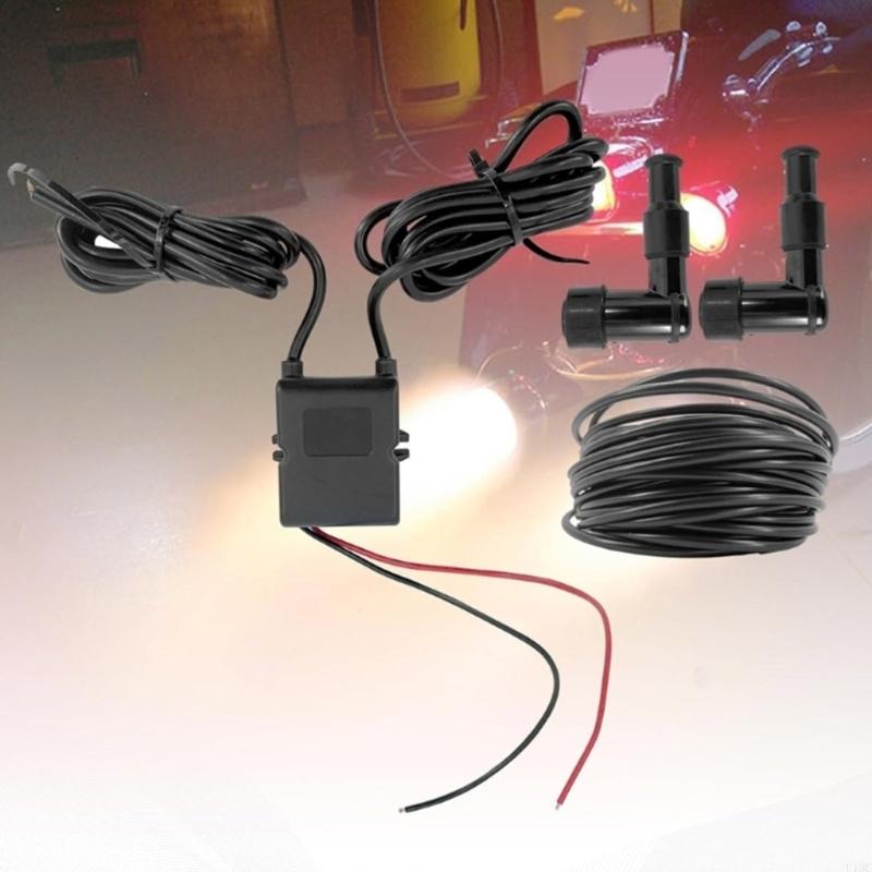U13C Exhaust Flame Set Double Flamethrower for Car Truck Flame Thrower BFTKAFK-Dual Suit for Motorcycle
