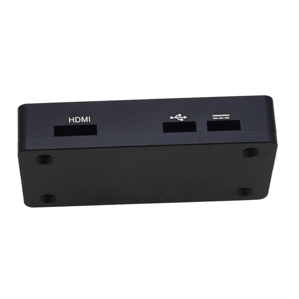 For Raspberry Pi zero Model B+ 2B 3B CNC Aluminum Alloy Case Metal Armor Shell with Heat Sinks for Raspberry Pi