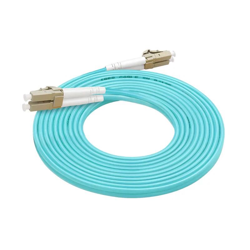 10pcs/lot LC-LC Multi-Mode OM3 Fiber Cable Multimode Duplex Fiber Optical Jumper Patch Cord