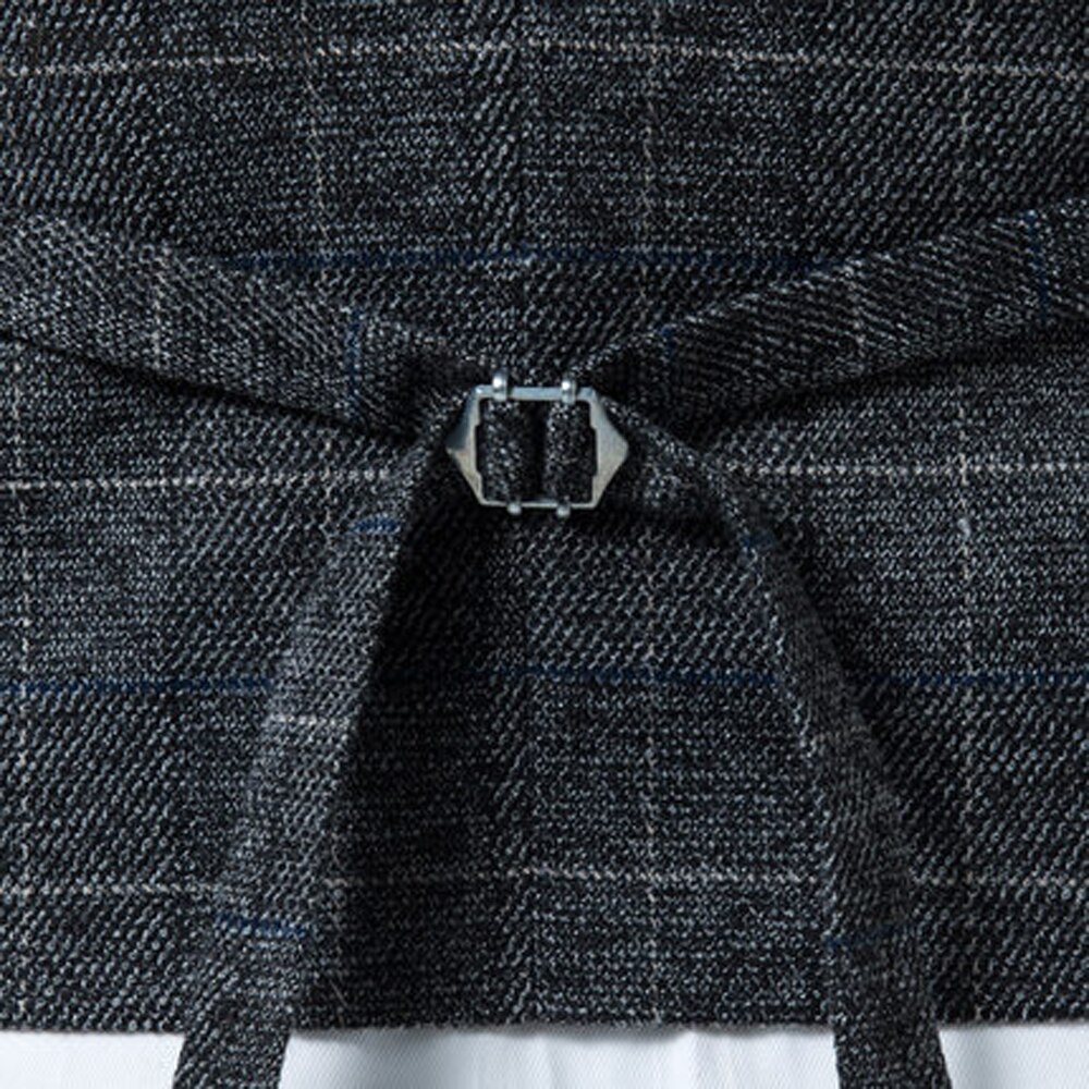 Heren casual mouwloos jasje heren formele vesten kostuum vest slanke wollen geruite vest britse herfst pak vest 5xl 6xl