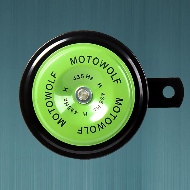 1Pcs Motorcycle Horn Moto Trumpet 12V Black Loud 110db Moped Dirt Bike Electric Vehicle Scooter Air Horns Motorbike Classic Horn