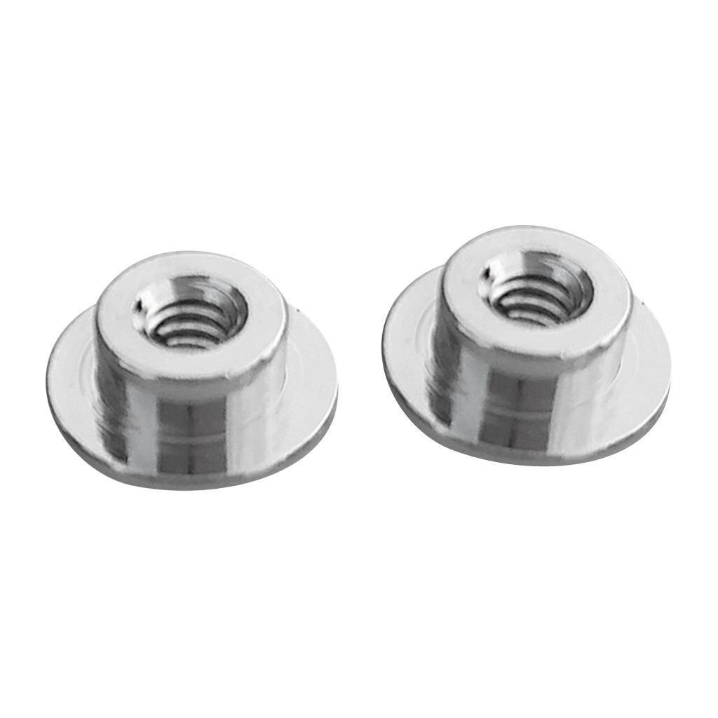 2Pcs Standard Spring Nut / Handwheel Nut 3/16 &quot;24 Thread for Scuba