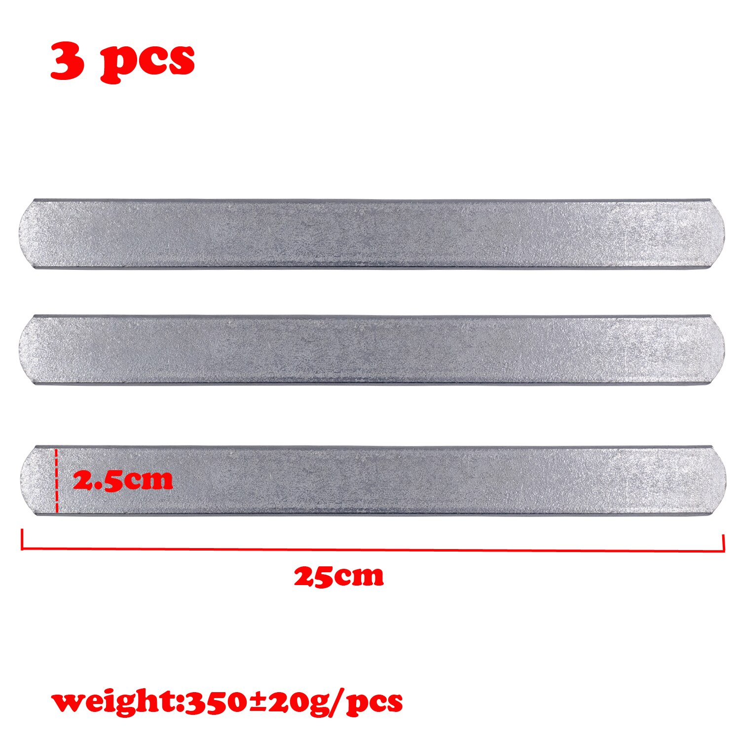 Weight Steel Plate Load-Bearing Adjustable Training Accessories For Weighted Vest Ankle Leg Sport Strength Fitness Equipment: 25cm  3pcs