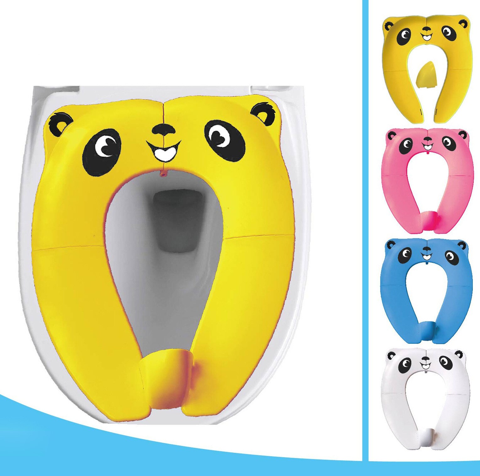 Składana deska klozetowa odporna na zachlapanie przenośna podróż hotelowa deska klozetowa poduszka pomocnicza nocnik nie fajny tyłek