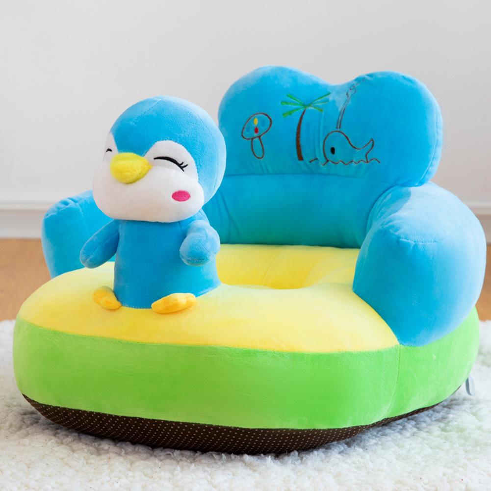 Baby Sofa School Seat Cover Cartoon Dier Baby Sofa Cover Leren Sit Stoel Seat Huid Geen Filler