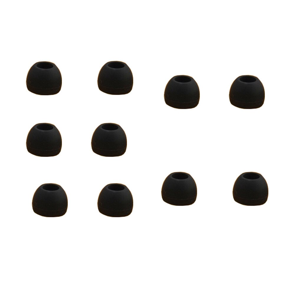 10 Pairs Silicone Replacement Ear Buds Medium Size Clear Tips For Sony Phillips Earphone Headphone Replacement