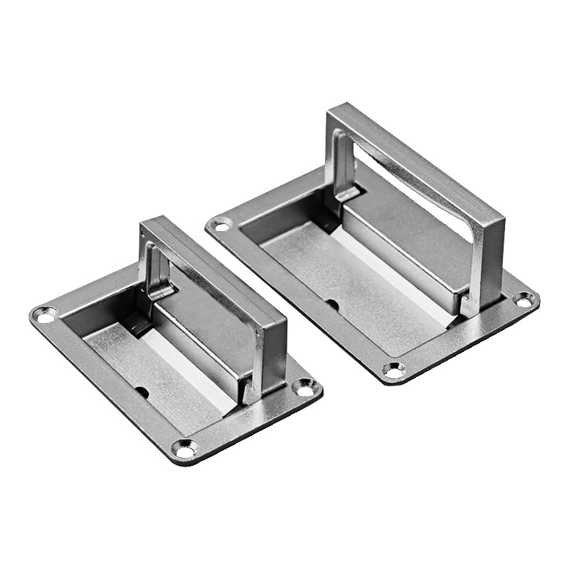 1pc 9,5 cm x 6cm/11,1 cm x 6,9 cm Metall Rechteck Geformt Einbau Falten ziehen Griff Griff