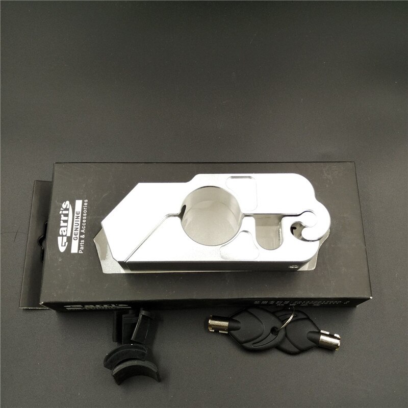 Universal Motorcycle Handle Throttle Grip Security Lock with 2 Keys to Secure a Bike, Scooter, Moped or ATV