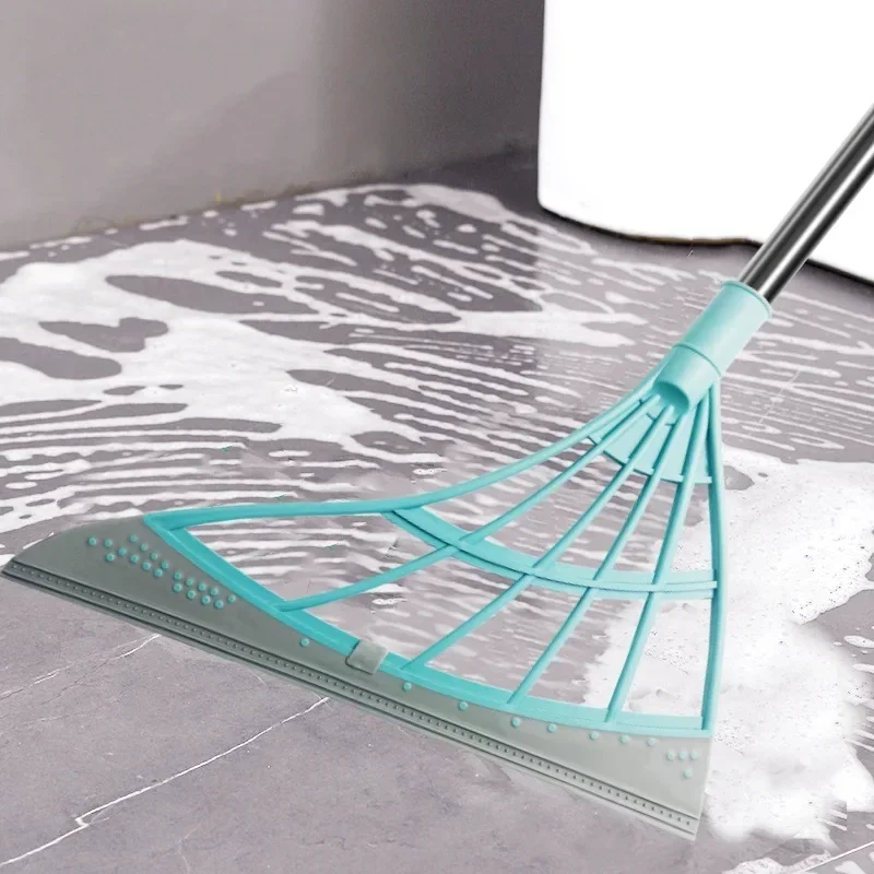 10 Stuks Magische Bezem Schoonmaken Badkamer Glas Eendelig Doekje Huishoudelijke Kleine Splicing Bezem Telescopische Reiniging
