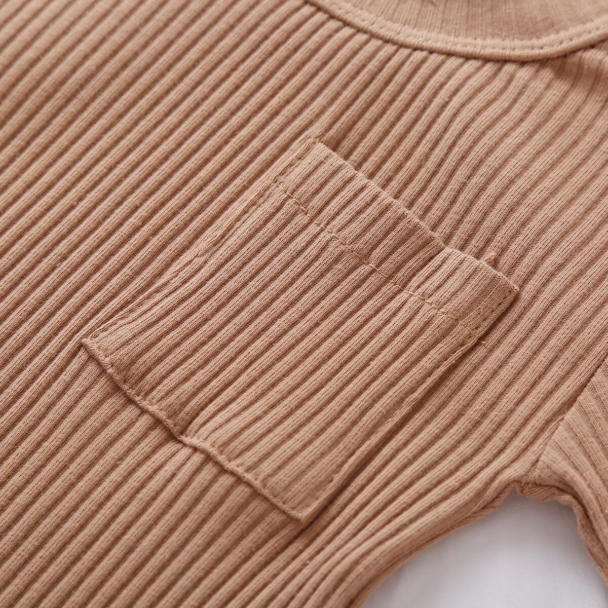 Katoen Casual Herfst Peuter Baby Kleding Solid Pocket Lange Mouwen + Broek Kinderen Baby Meisjes Jongens Outfits Nachtkleding Homewear