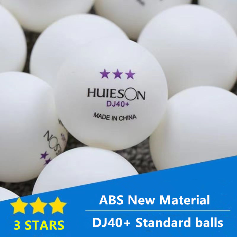 3 estrellas 20 ~ 100 Uds ABS 40 + Material pelotas de tenis de mesa pelotas de Ping Pong profesionales pelotas de entrenamiento