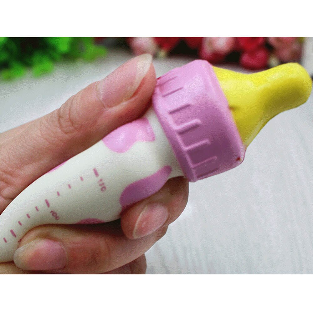 Squishy Jumbo Stress Stretch Zachte Yoghurt Fles Geurende squishes langzaam stijgende Speelgoed antistress squish jumbo squishies A1