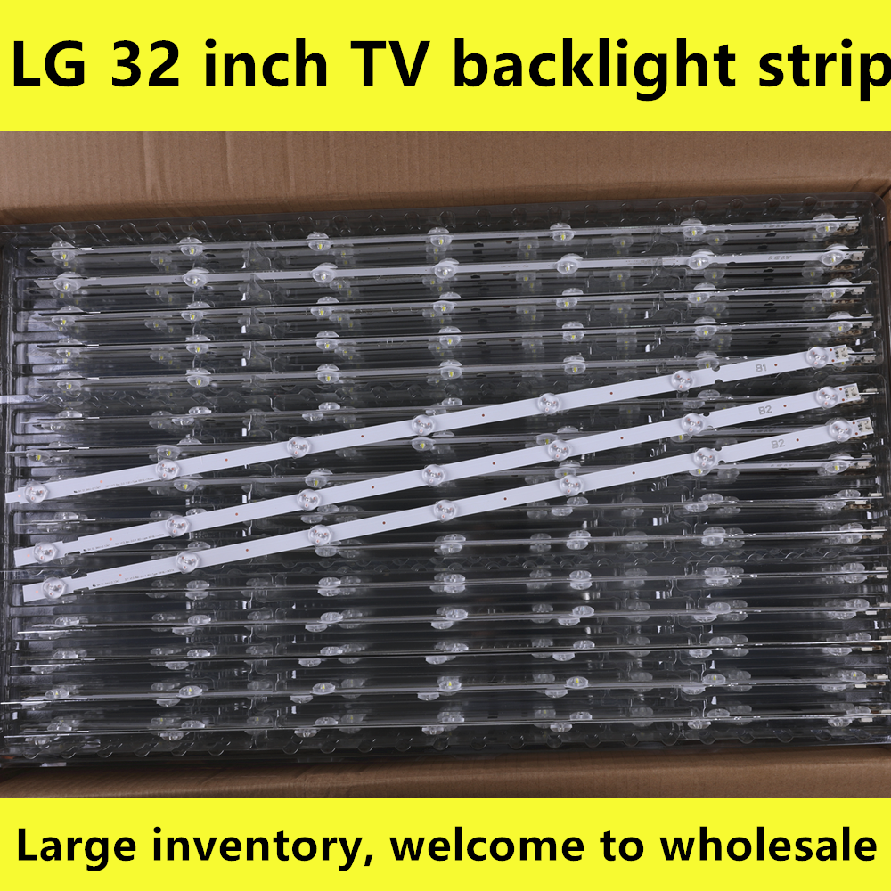 Original Kit 3 pièces * 7LED 630mm LED Bande De Rétro-Éclairage pour LG 32LN541V 32LN540V B1/B2-Type 6916L-1437A 6916L-1438A LC320DUE SF R1