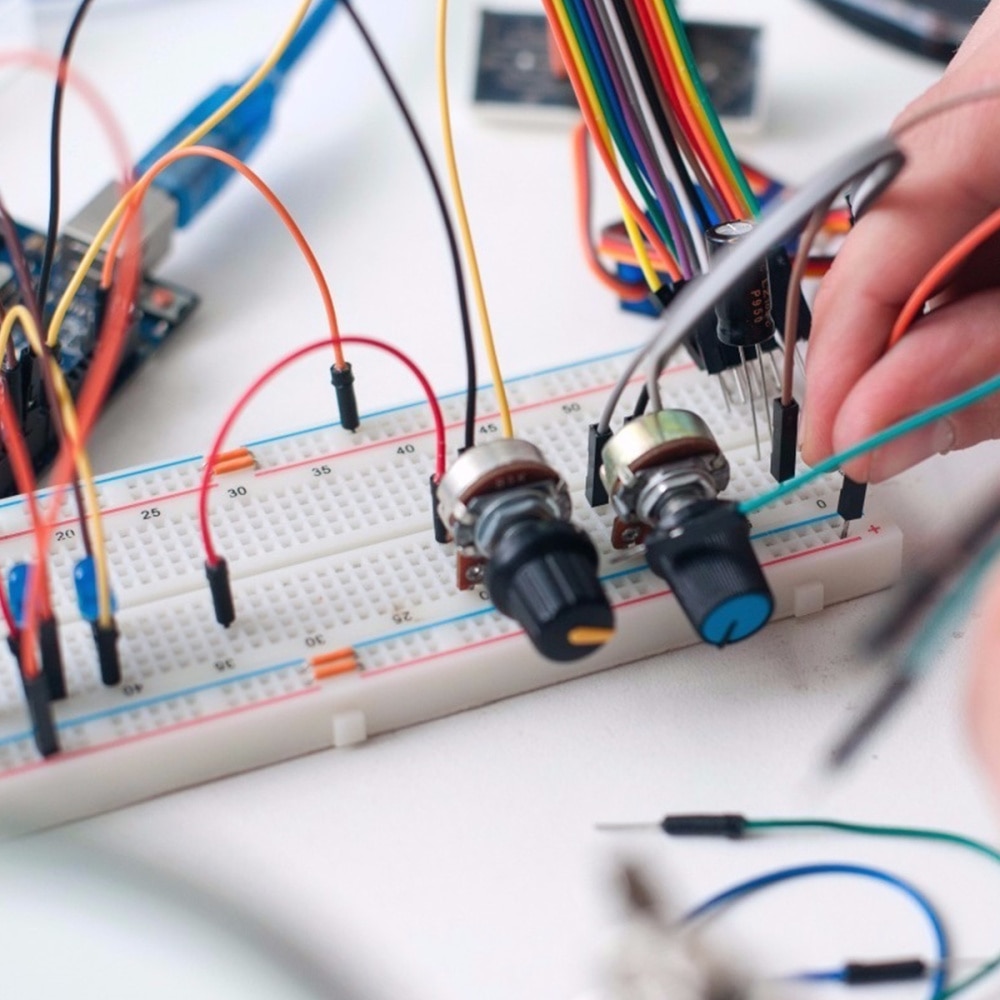 5pcs Jumper Wire 40 Pin Jumper Wire Rainbow Cable Connect Line for Auto Car