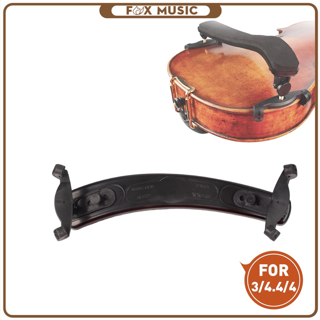 Verstelbare Viool Schoudersteun Plastic Padded Voor 3/4 4/4 Fiddle Viool 4/4 Viool Onderdelen &amp; Accessoires