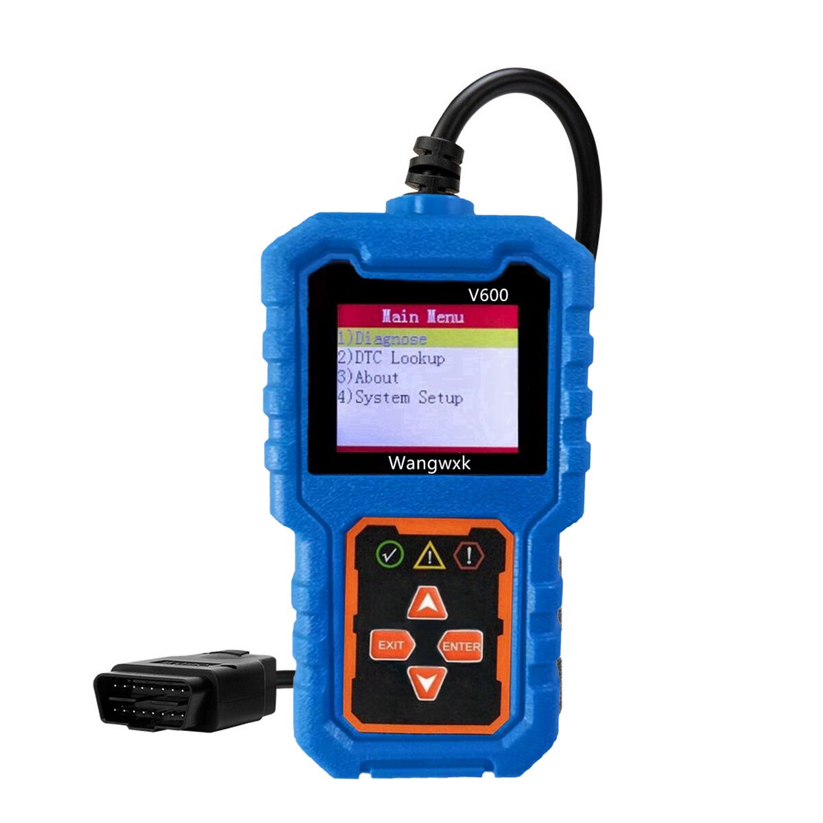 1 PC Car Fault Diagnosis Instrument Obd2 Clear Fault Codes Diagnostic Scanning Tools Universal Version: Blue
