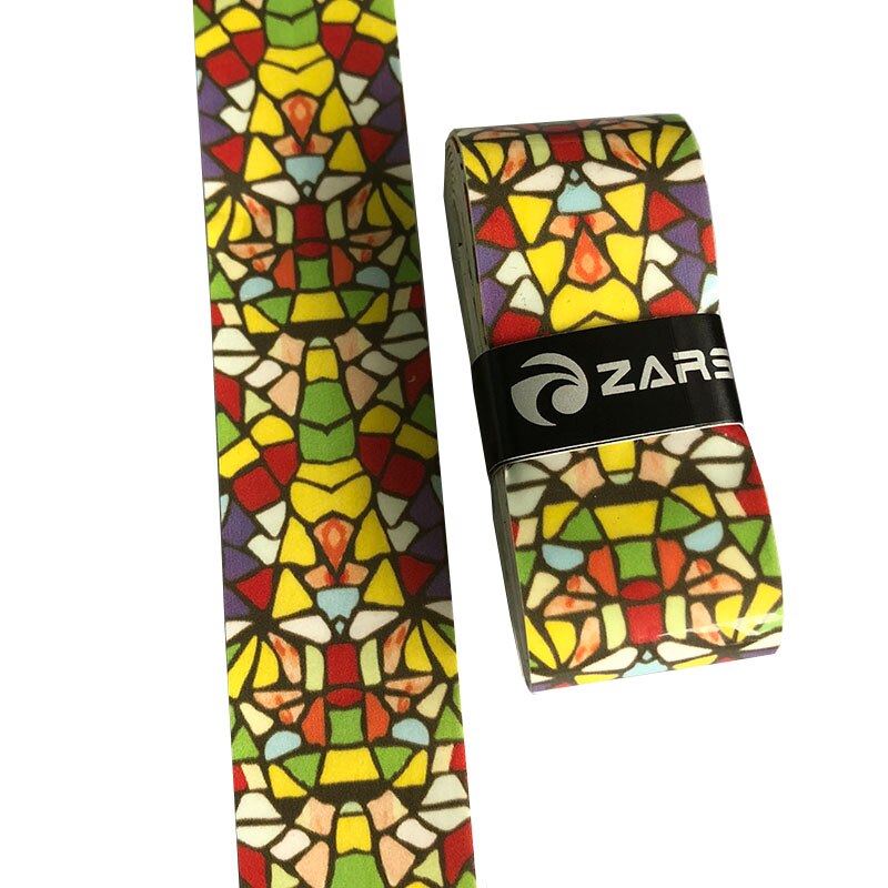 3 pcs Retail ZARSIA Printing EVA-Kiel racket overgrips, viskeuze badminton grips sticky Anti-slip tennis zweetbandjes: Koper