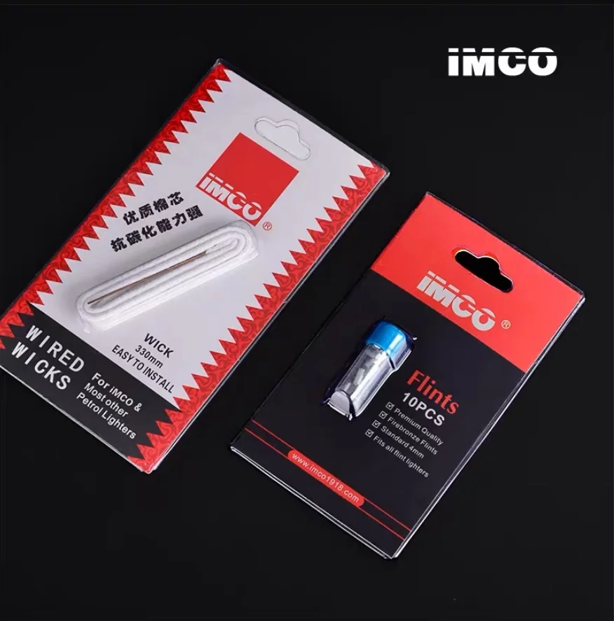 (2 stuks/partij) Originele IMCO kerosine speciale aansteker Flint katoenen kern wieken Aansteker accessoires