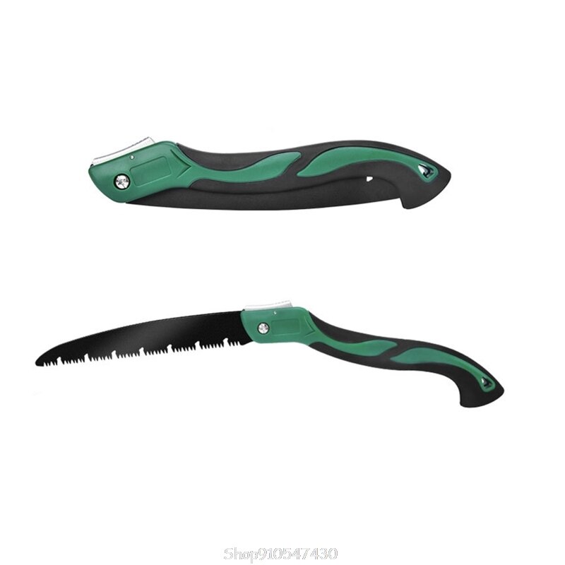 Opvouwbare zaag met handschoenen, vlijmscherp blad, stevige grip voor het zagen van hout, snoeischaar voor bomen, snoeien  n02 20