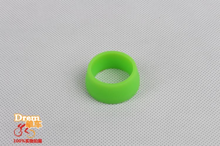 MTB Mountain Road Bicycle Seatpost Cover Silicone Waterproof Protector Seat Post Tube Rubber Ring Dust Cover Cycling Parts: 25-30mm green