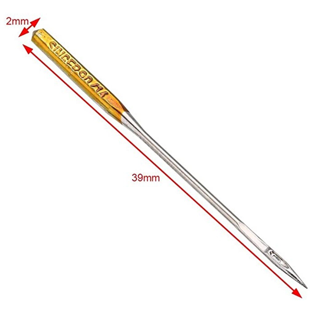 Durable 10pcs Big Eye Sewing Machine Universal Regular Useful Sewing Needle Household Sewing Machine Needle Sewing Needle