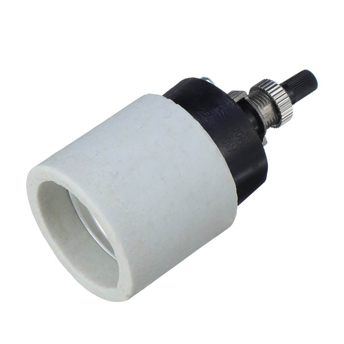E26 660 W Porzellan Keramik Dreh Licht Buchse Birne Adapter mit Knopf Schalter Beleuchtung Buchse Decke Licht Adapter Halfter AC250V